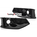 Audi A4 B9 (20-24) miglas lukturu restes, melnas/glancētas Sport style