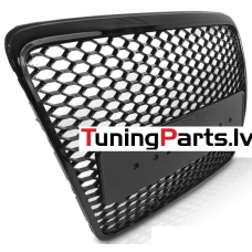 Audi A6 C6 (04-11) priekšējā reste melna/glancēta, RS style