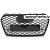 Audi A7 (14-18) priekšējā reste melna/glancēta RS-style ar PDC