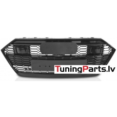 Audi A7 (18-23) priekšējā reste melna/glancēta RS-style ar PDC Audi A7 (18-23) priekšējā reste melna/glancēta RS-style ar PDC