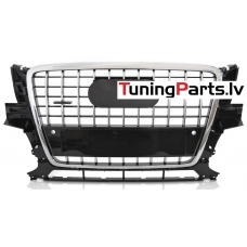 Audi Q5 (08-12) priekšējā reste melna/hromēta S-Line style