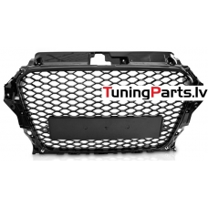 Audi A3 8V (12-16) priekšējā reste RS Style melna/glancēta