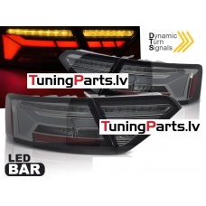 AUDI A5 (11-16) LED aizmugurējie lukturi, WL, SEQ, tonēti (OEM BULB)