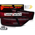 AUDI A5 (11-16) LED aizmugurējie lukturi, WL, SEQ, sarkani/tonēti (OEM BULB)