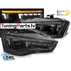 AUDI A5 (11-16) LED priekšējie lukturi, DRL, SEQ, melni