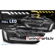 AUDI A4 B8 (12-15) priekšējie FULL LED DRL lukturi, dinamiskie pagriezieni AUDI A4 B8 (12-15) priekšējie FULL LED DRL lukturi, dinamiskie pagriezieni