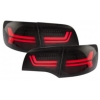 Audi A6 C6 Avant (04-11) LED aizmugurējie lukturi, SEQ, melni/tonēti