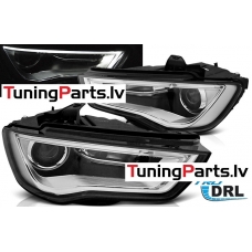 AUDI A3 8V 12-16 priekšējie LED Dayline lukturi, melni