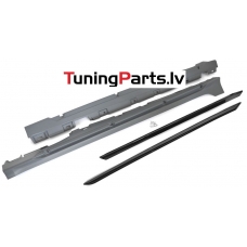 Audi A5 (19-23) coupe/cabrio sānu sliekšņi RS - Style + uzlikas melnas/glancētas Audi A5 (19-23) coupe/cabrio sānu sliekšņi RS - Style + uzlikas melnas/glancētas