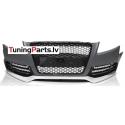 AUDI A5 (07-11) priekšējais bamperis Sport style ar PDC, melns/sudraba