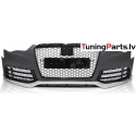AUDI A5 (11-16) priekšējais bamperis Sport style ar PDC, melns/sudraba