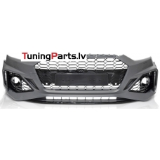 AUDI A5 (19-23) priekšējais bamperis Sport style ar PDC, melns/glancēts