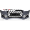 AUDI A6 C7 (14-18) priekšējais bamperis Sport style ar PDC, melns/glancēts/sudraba