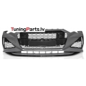 AUDI A6 C8 (18-22) priekšējais bamperis Sport style ar PDC, melns/glancēts