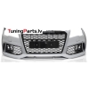 AUDI A7 (10-14) priekšējais bamperis Sport style ar PDC, melns/glancēts/sudraba