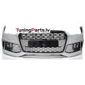AUDI A7 (14-18) priekšējais bamperis Sport style ar PDC, melns/glancēts/sudraba