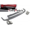 Audi A4 B8 (08-11) aizmugurējā bampera difuzors S-line - style sudraba + uzgaļi Audi A4 B8 (08-11) aizmugurējā bampera difuzors S-line - style sudraba + uzgaļi