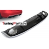 Audi A4 B8 (12-15) aizmugurējā bampera difuzors RS-style melns/glancēts