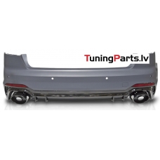 AUDI A4 B9 (15-19) aizmugurējais bamperis Sport style ar PDC AUDI A4 B9 (15-19) aizmugurējais bamperis Sport style ar PDC