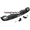 Audi A7 (10-14) aizmugurējā bampera difuzors RS - style melns/glancēts
