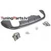 Audi Q5 (08-12) aizmugurējā bampera difuzors S - Line style sudraba + uzgaļi