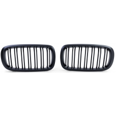 BMW X5 F15 (13-18), X6 F16 (14-19) priekšējās restes melnas/matētas dubultās