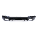 BMW G30 / G31 (16-...) aizmugurējā bampera difuzors melns/glancēts