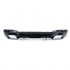 BMW G30 / G31 (16-...) aizmugurējā bampera difuzors melns/glancēts