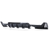 BMW F32/F33/F36 M-performance / M-tech aizmugurējā bampera difuzors melns glancēts