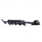 BMW F32/F33/F36 M-performance / M-tech aizmugurējā bampera difuzors melns/glancēts M4 Look
