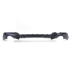 BMW G20/G21 (19-22) 318i, 320i, 330i, 320e, 330e, 320d, 330d M-tech / M-performance aizmugurējā bampera difuzors melns/glancēts