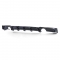 BMW F30 / F31 (11-19) M-performance / M-tech aizmugurējā bampera difuzors, melns/glancēts 335i 340i