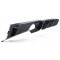 BMW F30 / F31 (11-19) M-performance / M-tech aizmugurējā bampera difuzors, melns/glancēts 335i 340i