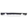 BMW F30 / F31 (11-19) M-performance / M-tech aizmugurējā bampera difuzors, melns/glancēts 335i 340i