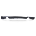BMW F30 / F31 (11-19) M-performance / M-tech aizmugurējā bampera difuzors, melns/glancēts 335i 340i