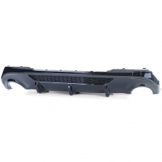 BMW F40 118d, 120d 128ti M sport aizmugurējā bampera difuzors, melns/glancēts