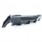 BMW F40 118d, 120d 128ti M sport aizmugurējā bampera difuzors, melns/glancēts