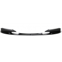 BMW F30/F31 (11-19) M-pack priekšējā bampera spoileris, melns/glancēts