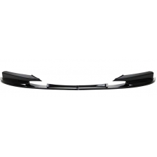 BMW F30/F31 (11-19) M-pack priekšējā bampera spoileris, melns/glancēts