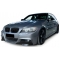 BMW E90/E91 LCI (08-12) M-pack priekšējā bampera spoileri, melni/glancēti