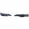 BMW E90/E91 LCI (08-12) M-pack priekšējā bampera spoileri, melni/glancēti