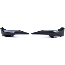BMW E92 / E93 (06-10) M-tech  bampera uzlikas, melnas/glancētas