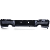BMW F20 F21 (11-15) M135i M sport aizmugurējā bampera difuzors, melns/glancēts