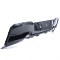 BMW F20 F21 (11-15) M135i M sport aizmugurējā bampera difuzors, melns/glancēts