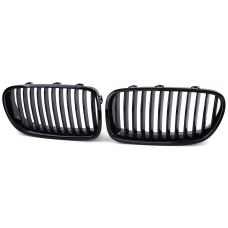 BMW F10/F11 (10-16) priekšējās restes, melnas, glancētas