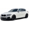 BMW F20/F21 (15-19) priekšējā M bampera uzlika melna/glancēta