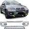 BMW X6 E71 (06-14) priekšējā bampera restes melnas