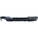 BMW F10 / F11 M-performance / M-tech aizmugurējā bampera difuzors melns glancēts