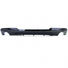 BMW F10 / F11 M-performance / M-tech aizmugurējā bampera difuzors melns glancēts