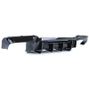 BMW F10 / F11 M-performance / M-tech aizmugurējā bampera difuzors, melns glancēts